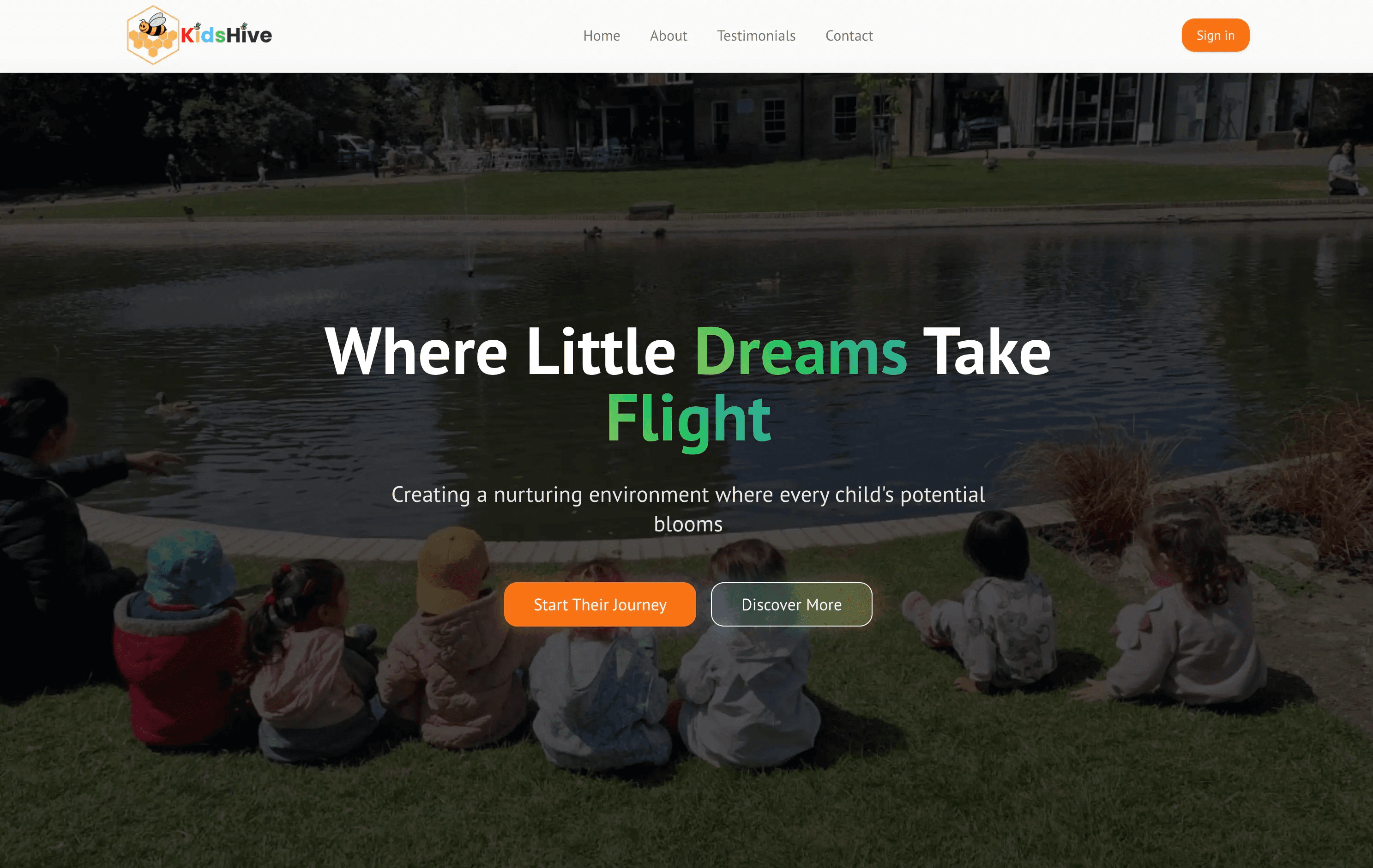 Kids Hive - Childcare Management System and Website